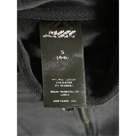 S2 Black Velour Pullover Sweatshirt Size Small‎ - Picture 4 of 5
